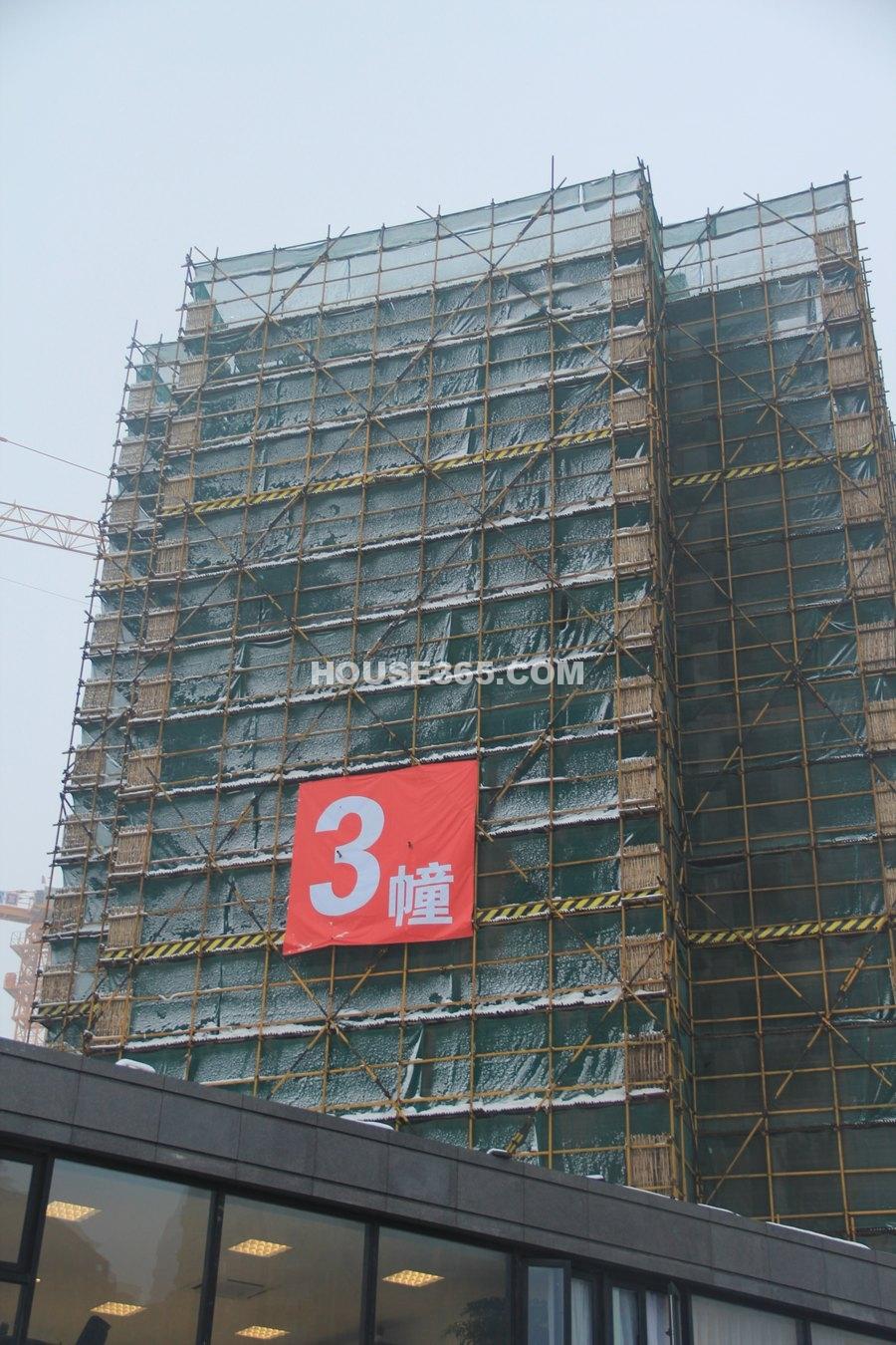 新中宇维萨3号楼施工现场 2013年1月