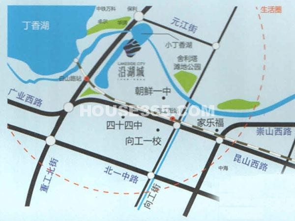 (y)沿湖城