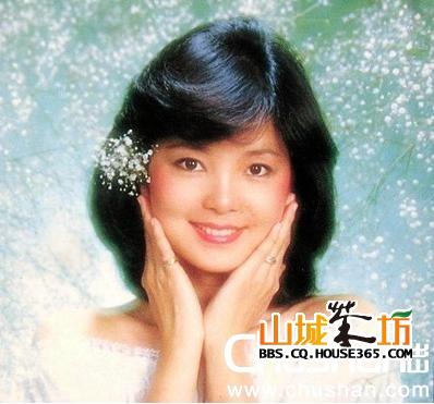 艺术家刘野绘制的《邓丽君》